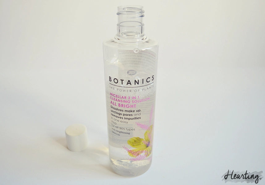 Boots Botanics All Bright Micellar 3 in 1 Cleansing Solution