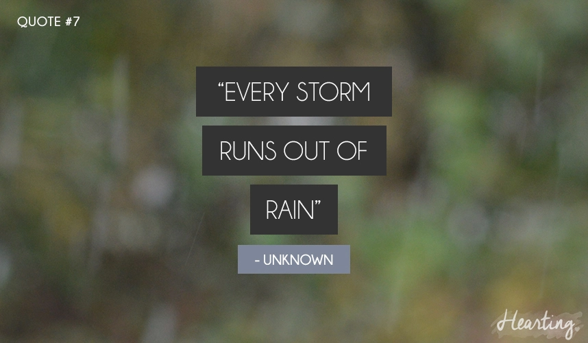 Quoting #7 | "EVERY STORM RUNS OUT OF RAIN"