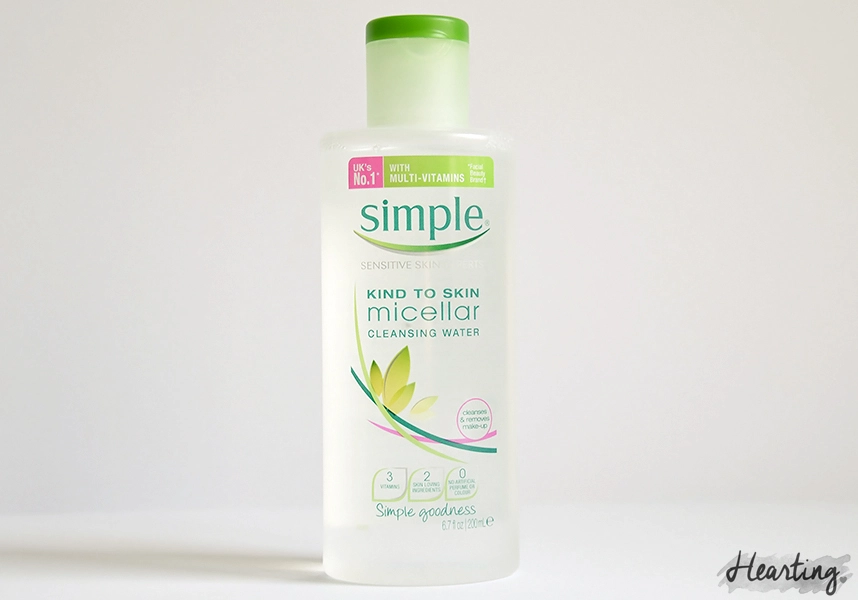 My Micellar Cleansing Water Test | Simple Kind To Skin Micellar Water