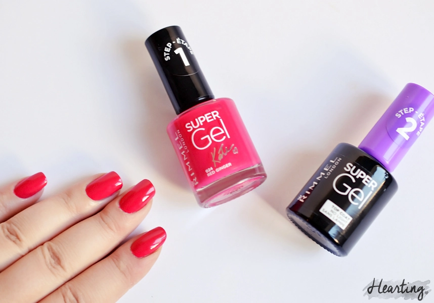 Nails #68 | Rimmel 2-step Gel System Rimmel Red Ginger