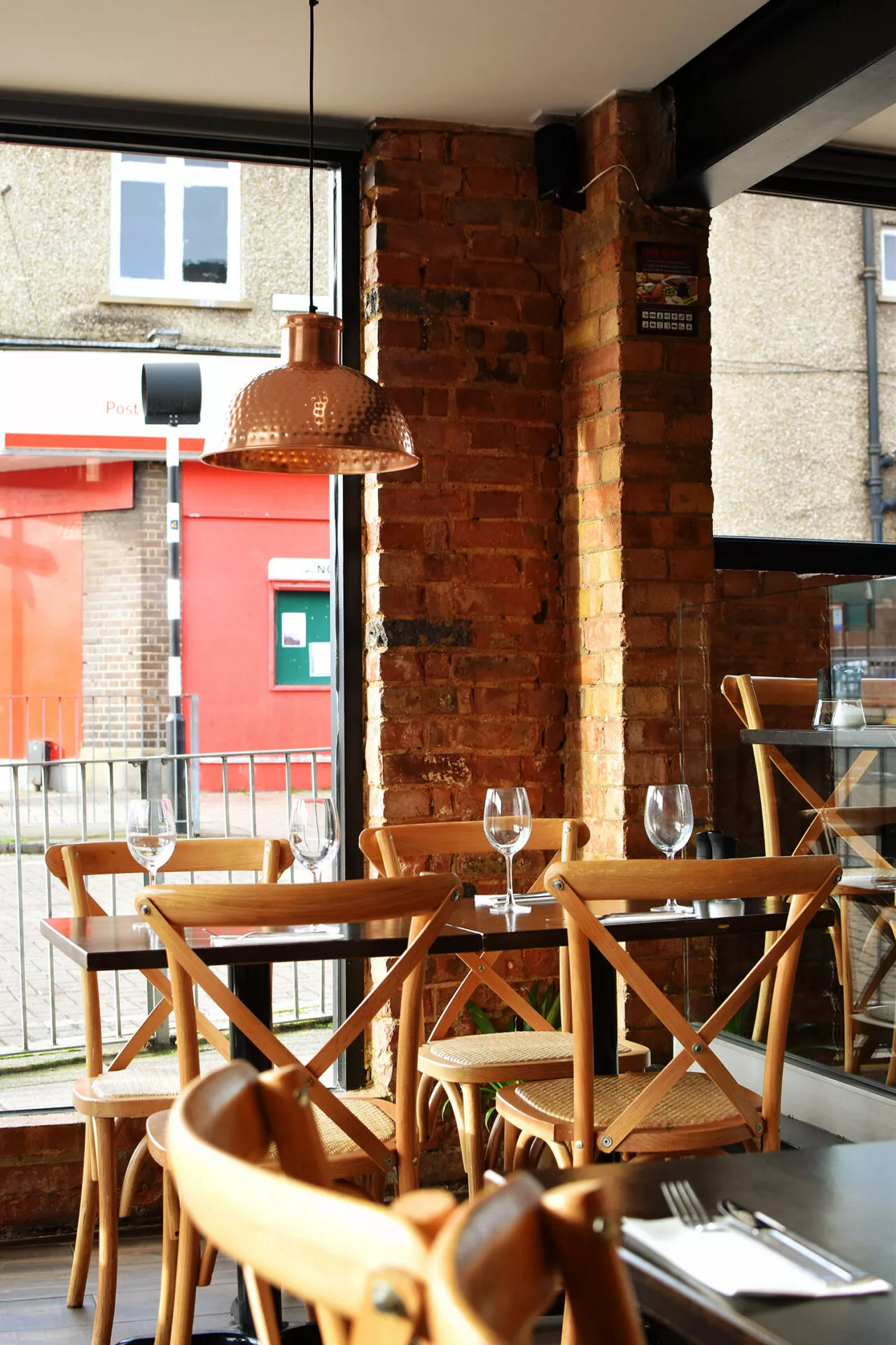 Gyros at Souvlaki City, St Albans | Photograph of the restaurant interior